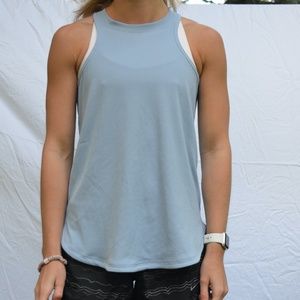 Ribbed High Neck Nike Tank